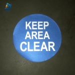 Reflective Stickers - Keep Area Clear Reflective Floor Sticker